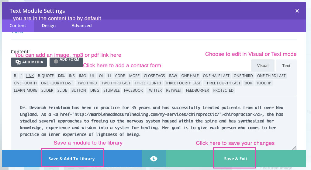 Dive into Divi: Using the Text and Image Modules